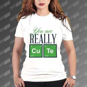 تیشرت زنانه طرح You are REALLY CuTe TS-424