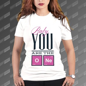 تیشرت زنانه طرح Baby YOU ARE THE ONe TS-427