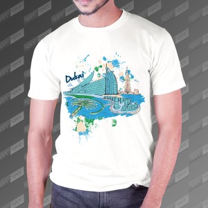 تیشرت مردانه طرح Dubai TS-430