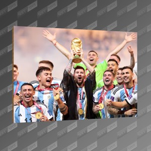 تخته شاسی طرح Winning the World Cup by Argentina national team MDF-23