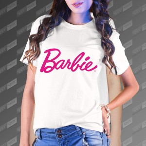 تیشرت زنانه طرح Barbie TS-442