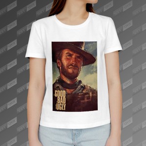 تیشرت زنانه طرح The Good the Bad and the Ugly TS-445