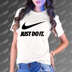 تیشرت زنانه طرح Nike Just Do It TS-453