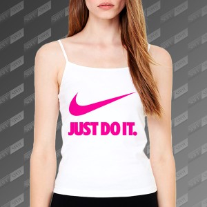 تاپ زنانه طرح Nike Just Do It TS-454