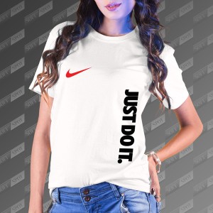 تیشرت زنانه طرح Nike Just Do It TS-456