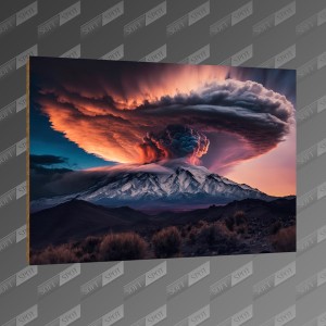 تخته شاسی طرح Volcano Eruption MDF-47