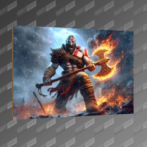 تخته شاسی طرح Kratos Immortal Warrior MDF-59