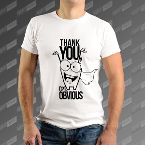 تیشرت مردانه طرح Thank You Captain Obvious TS-467