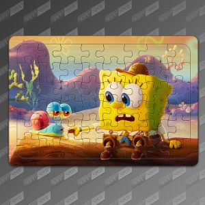 پازل طرح SpongeBob and Gary the Snail PZL-24