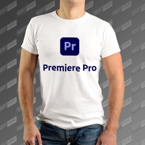تیشرت مردانه طرح Premiere Pro TS-489