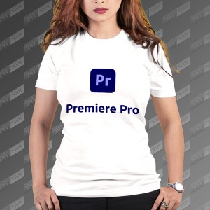 تیشرت زنانه طرح Premiere Pro TS-490