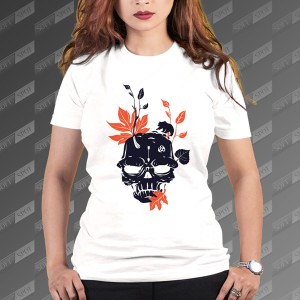 تیشرت زنانه طرح Skulls Whisper TS-508