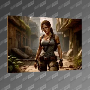 تخته شاسی طرح Lara Croft Fan Art MDF-104