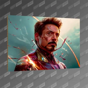 تخته شاسی طرح Robert Downey Jr as Iron Man MDF-119