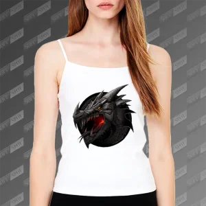 تاپ زنانه طرح Black Dragon TS-547