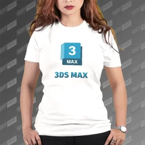 تیشرت زنانه طرح 3ds Max TS-558