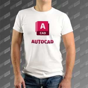 تیشرت مردانه طرح AutoCAD TS-560