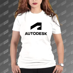 تیشرت زنانه طرح Autodesk TS-564