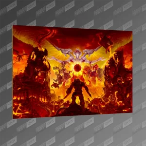 تخته شاسی طرح Doom Eternal Key Art MDF-143