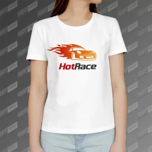 تیشرت زنانه طرح Hot Race TS-590