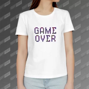 تیشرت زنانه طرح Game Over TS-599