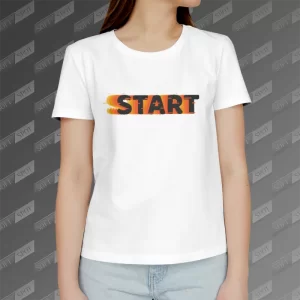 تیشرت زنانه طرح START TS-605