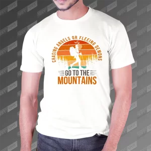 تیشرت مردانه طرح Go to the Mountain TS-626