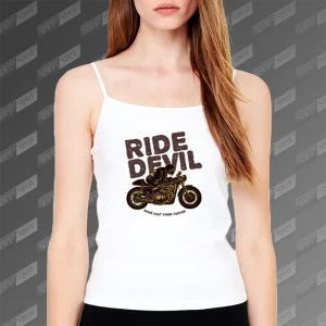 تاپ زنانه طرح Ride Devil TS-643