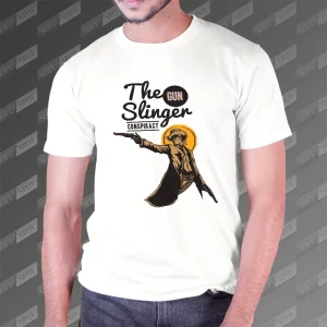 تیشرت مردانه طرح The Gunslinger Conspiracy TS-644