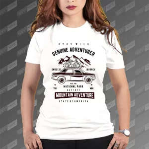 تیشرت زنانه طرح Genuine Adventurer TS-651