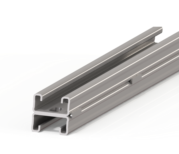 پروفیل فولادی سوراخدار دوبل 41*21