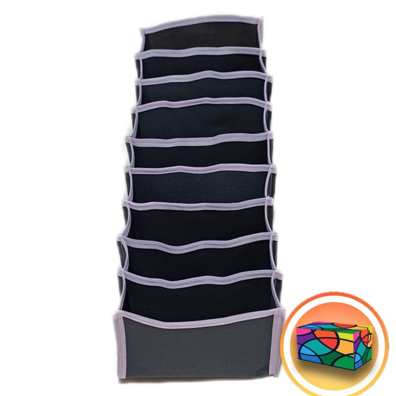 نظم دهنده سایز اسمال 10 خانه ردیفی نوار صورتی