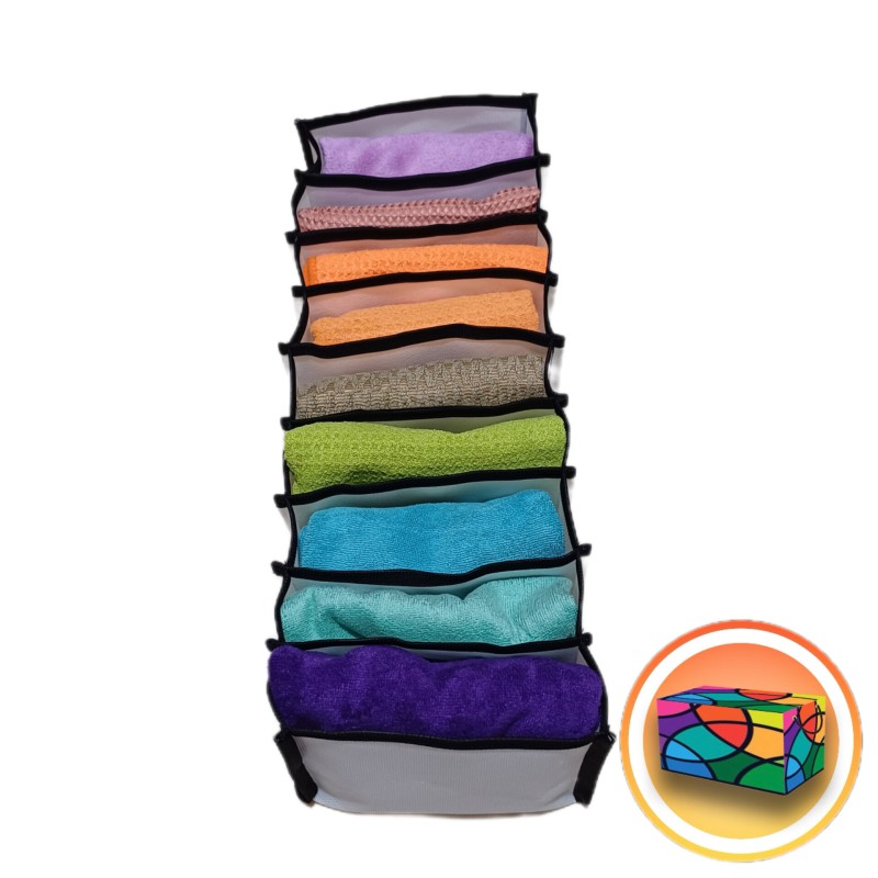 نظم دهنده سایز اسمال 10خانه ردیفی نوار مشکی