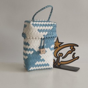 ساک پیک نیک حصیری آبی - بهترین همراه شما برای روزهای آفتابی