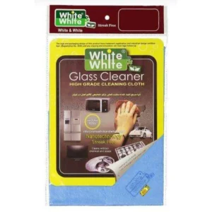 White and White car glass cleaning wipes