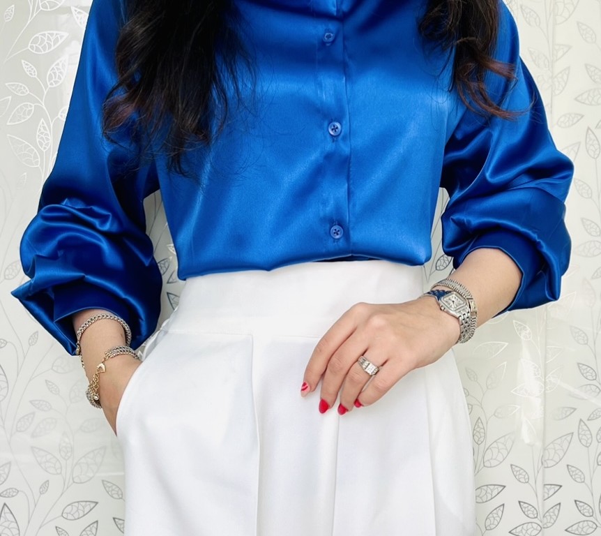 شومیز ساتن، انتخابی لوکس برای استایل شیک و زنانه