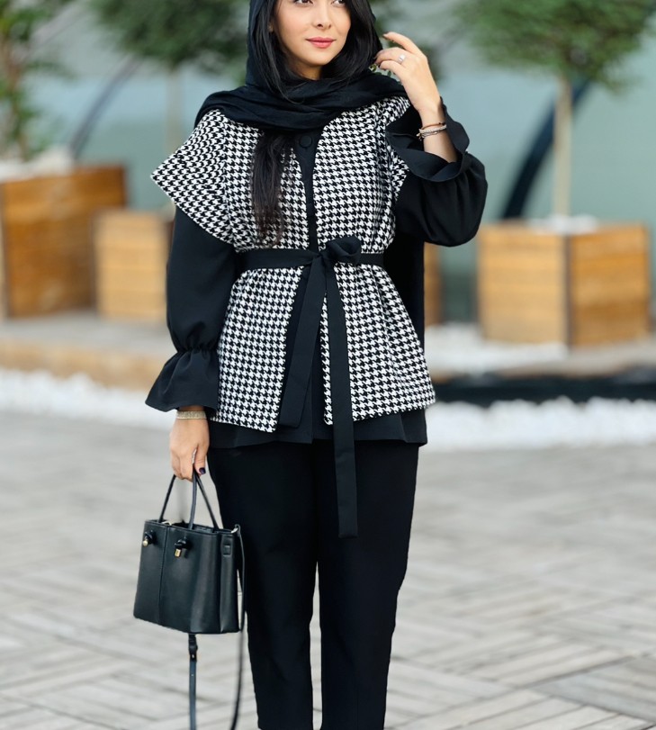 وست زنانه مدل پیردپل پشمی