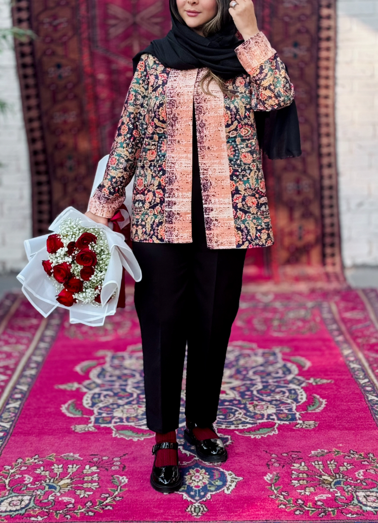 مانتو مخمل جانا ارسال فوري قبل عيد