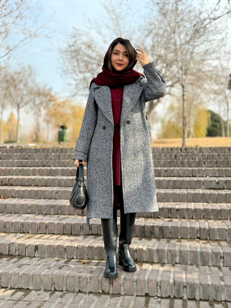 پالتو زنانه مدل فوتر برفی