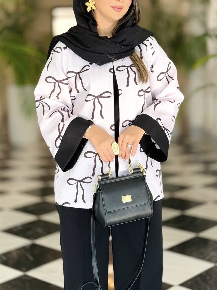 مانتو زنانه مدل پاپیون(ارسال فوری  )