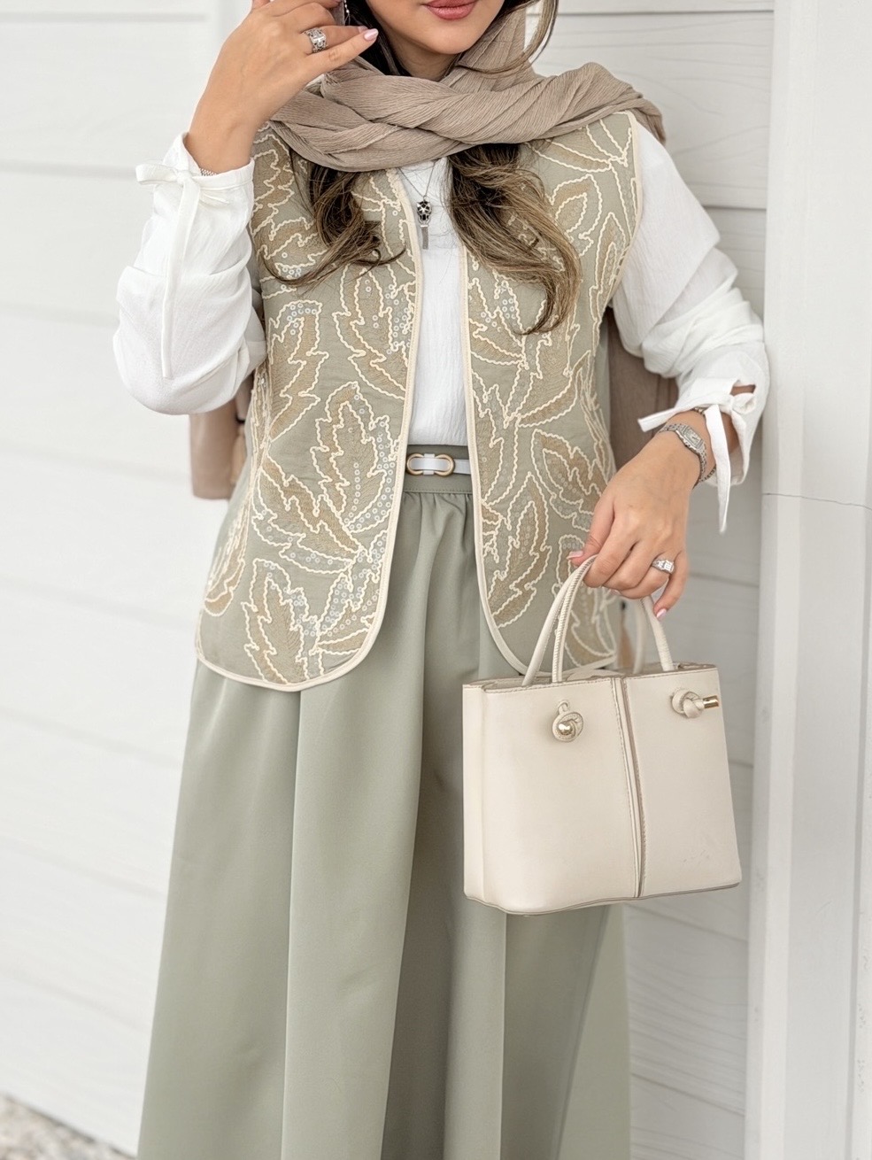 وست زنانه  سه تکه مدل برگ