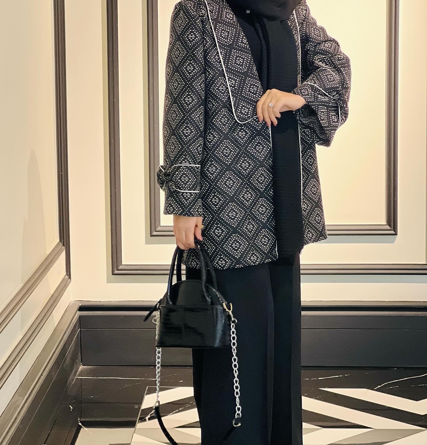 مانتو زنانه مدل کوک مشکی
