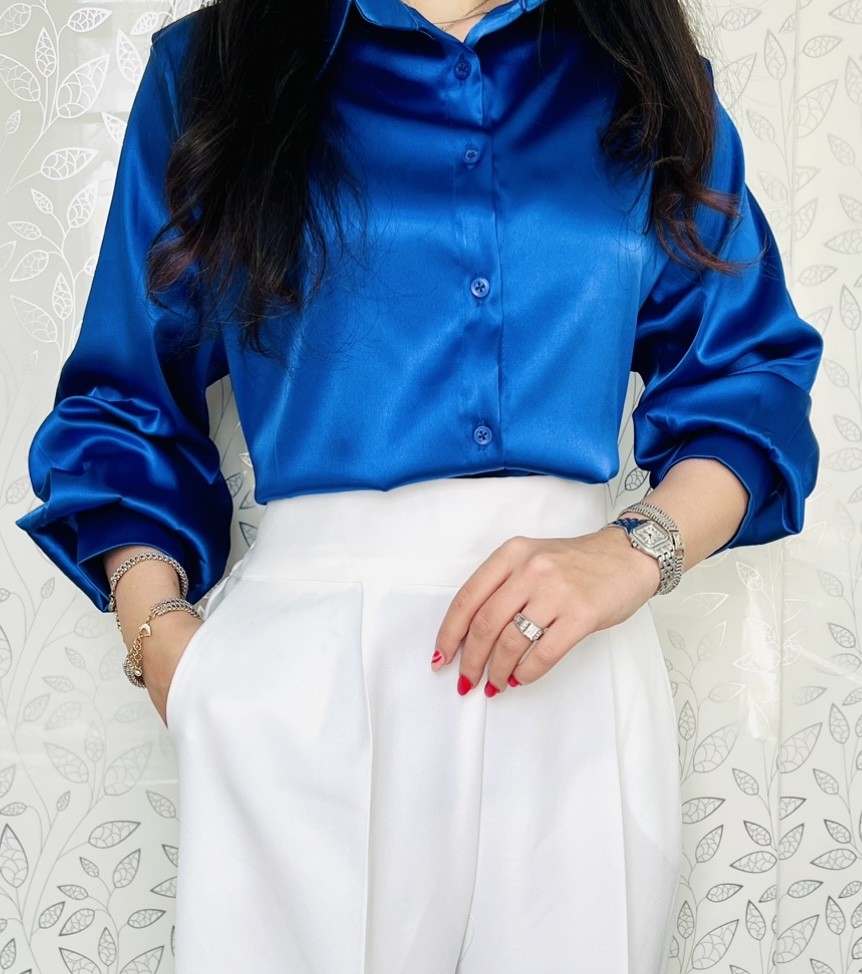 شومیز ساتن زنانه