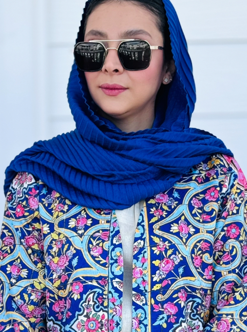 مانتو شیک مجلسی سنگ‌دوزی