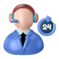 پشتیبانی 24 ساعته