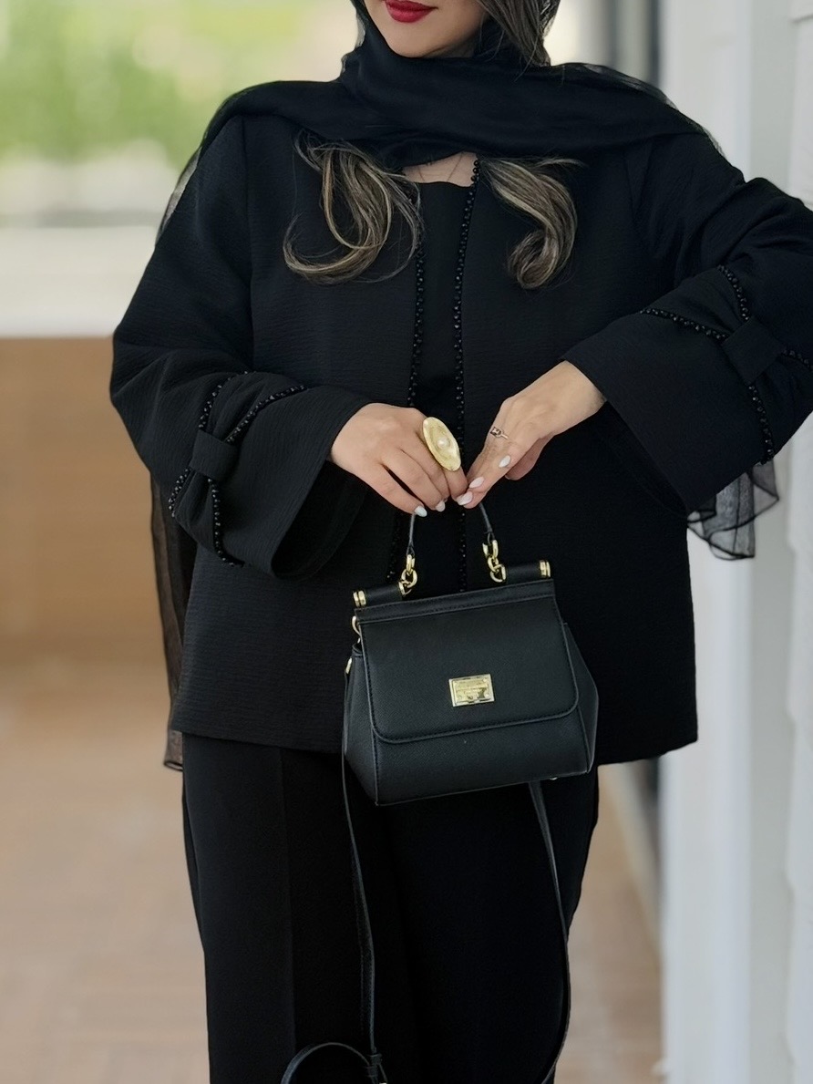 مانتو زنانه  دزیره مشكی(ارسال فوری)