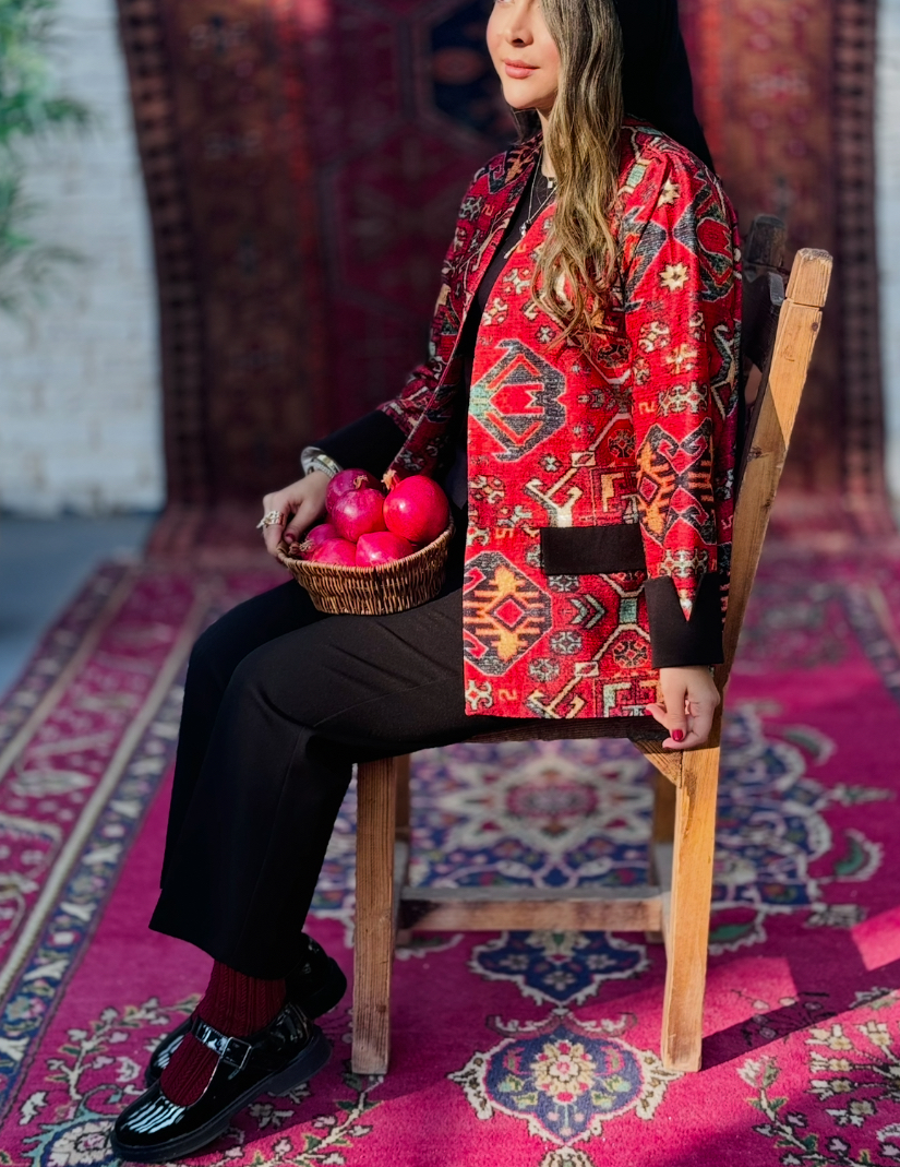 مانتو مخمل گبه