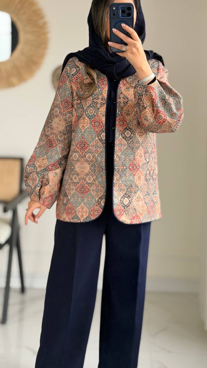 مانتو زنانه مدل صنم(ارسال فوری)