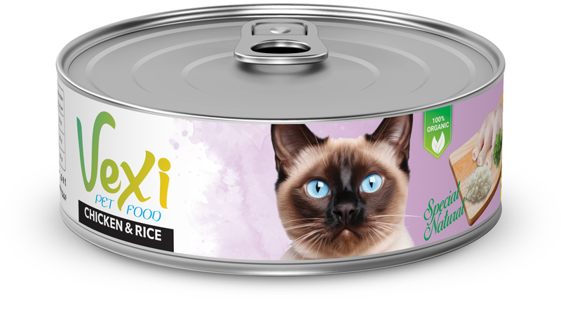 کنسرو نچرال وکسی - مرغ و برنج