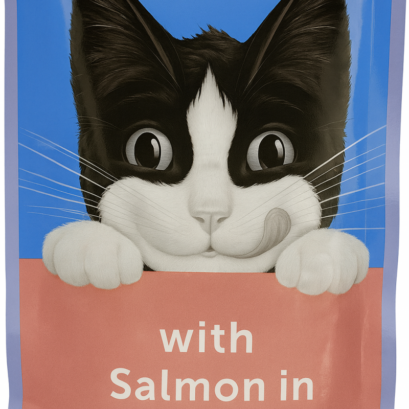 پوج گربه و سگ فلیکس با طعم ماهی سالمون